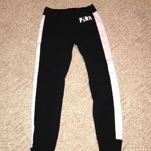 Pink Black and White Joggers